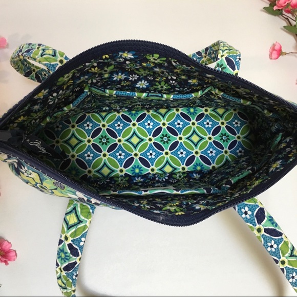 Vera Bradley Tote Purse Structured Bottom - Picture 4 of 7